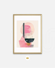 Pink Abstract Totem