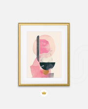 Pink Abstract Totem