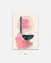 Pink Abstract Totem