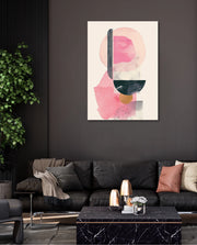 Pink Abstract Totem