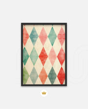 Pastel Harlequin Pattern