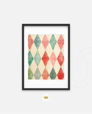 Pastel Harlequin Pattern