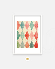 Pastel Harlequin Pattern