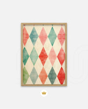 Pastel Harlequin Pattern