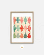 Pastel Harlequin Pattern