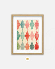 Pastel Harlequin Pattern