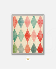 Pastel Harlequin Pattern