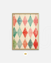 Pastel Harlequin Pattern