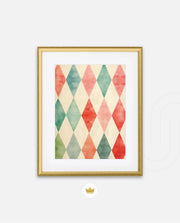 Pastel Harlequin Pattern