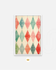 Pastel Harlequin Pattern