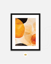 Golden Watercolor Blobs