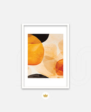 Golden Watercolor Blobs