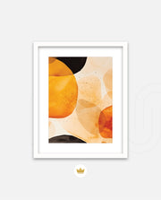 Golden Watercolor Blobs