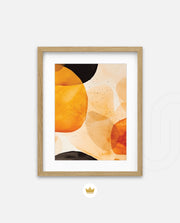 Golden Watercolor Blobs