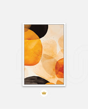 Golden Watercolor Blobs