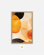 Golden Watercolor Blobs
