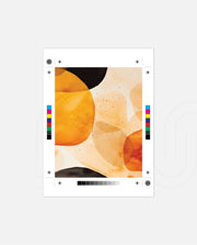 Golden Watercolor Blobs