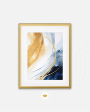 Luxe Golden Swirls