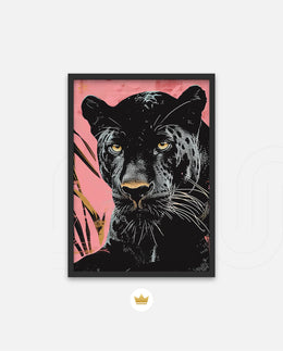 Midnight Panther Gaze