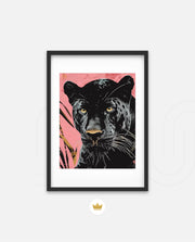 Midnight Panther Gaze
