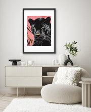 Midnight Panther Gaze