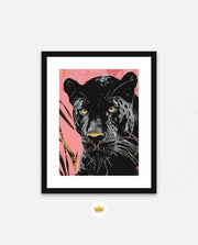 Midnight Panther Gaze