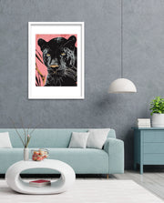 Midnight Panther Gaze