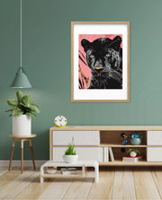 Midnight Panther Gaze