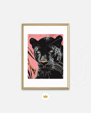 Midnight Panther Gaze