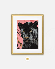 Midnight Panther Gaze