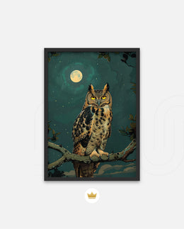 Moonlit Forest Guardian