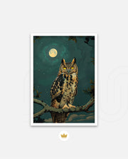 Moonlit Forest Guardian