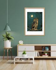 Moonlit Forest Guardian