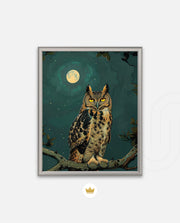 Moonlit Forest Guardian