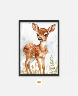 Baby Fawn Watercolor