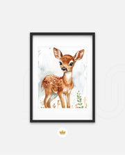 Baby Fawn Watercolor