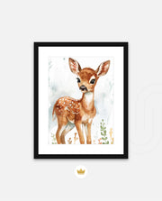 Baby Fawn Watercolor