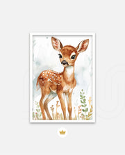 Baby Fawn Watercolor