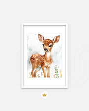 Baby Fawn Watercolor