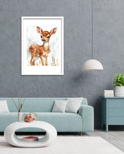 Baby Fawn Watercolor
