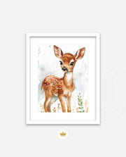 Baby Fawn Watercolor