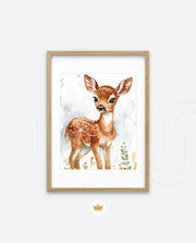 Baby Fawn Watercolor
