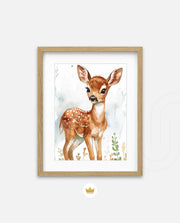 Baby Fawn Watercolor