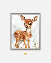 Baby Fawn Watercolor