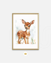 Baby Fawn Watercolor