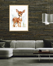 Baby Fawn Watercolor