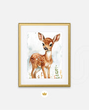 Baby Fawn Watercolor