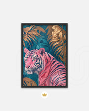 Pink Gilded Tiger