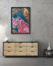 Pink Gilded Tiger