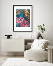 Pink Gilded Tiger